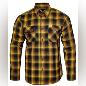 New DIXXON The Rusty Trombone Flannel Mens BNIB